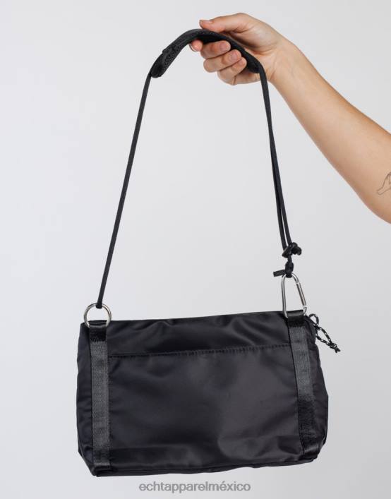 bolso bandolera de nailon unisexo negro ECHT bolsa 884H529