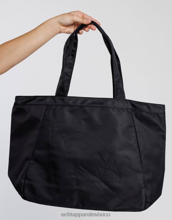 bolso de mano de nailon unisexo negro ECHT bolsa 884H531