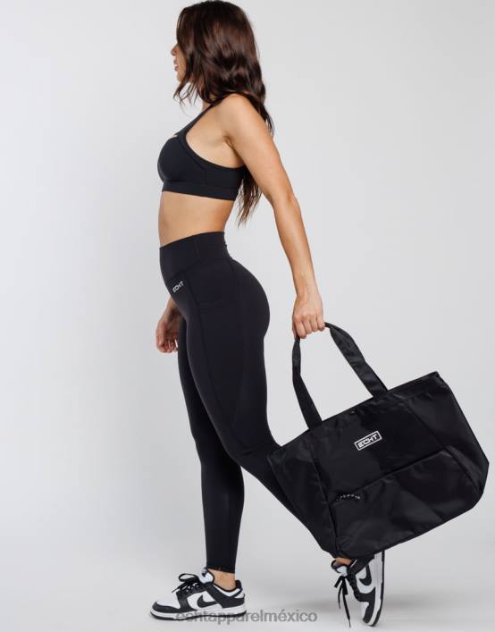 bolso de mano de nailon unisexo negro ECHT bolsa 884H531