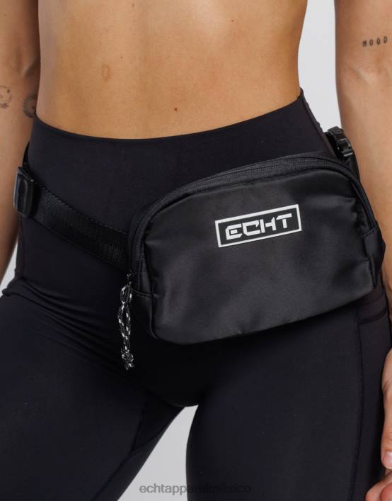 riñonera de nailon unisexo negro ECHT bolsa 884H530