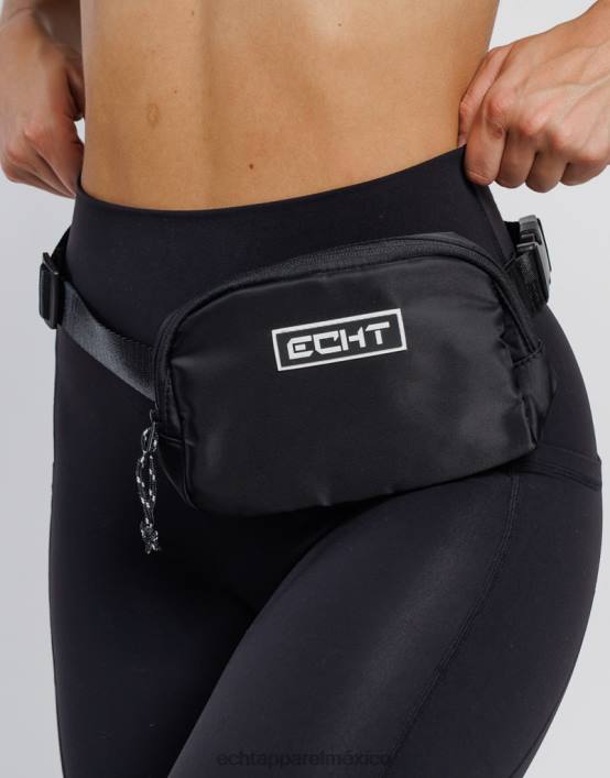 riñonera de nailon unisexo negro ECHT bolsa 884H530