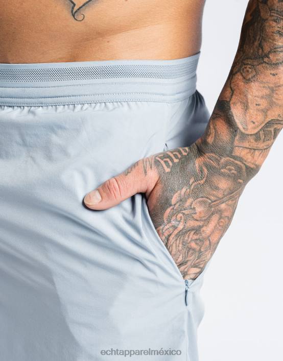 pantalones cortos de carbono hombres azul polvoriento ECHT bolsa 884H595