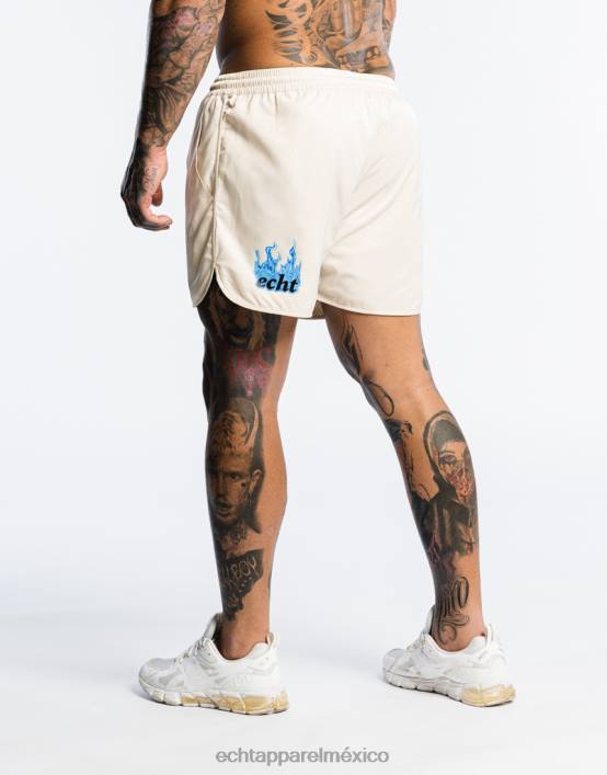 pantalones cortos de fuego hombres blanco crema ECHT bolsa 884H575