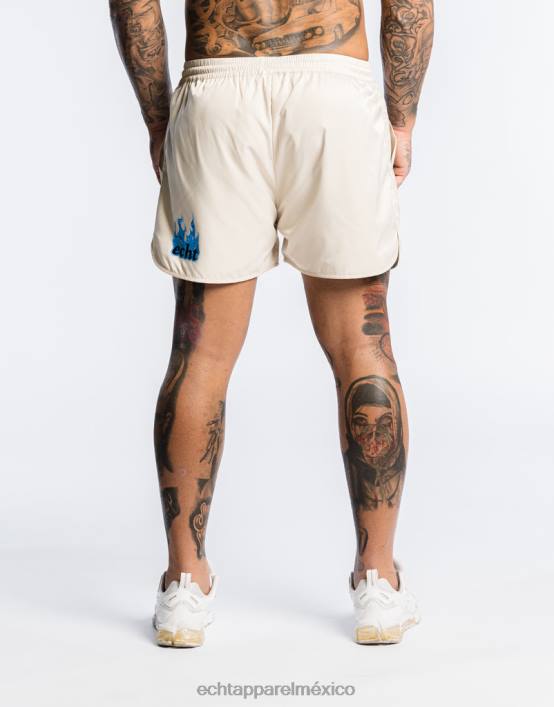 pantalones cortos de fuego hombres blanco crema ECHT bolsa 884H575