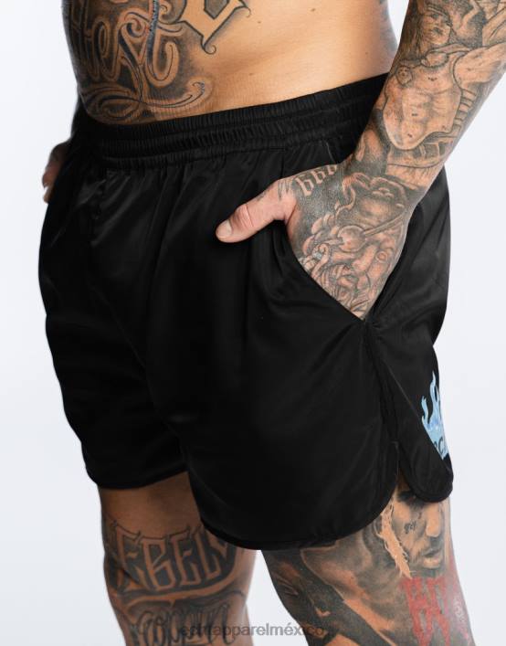 pantalones cortos de fuego hombres negro ECHT bolsa 884H574