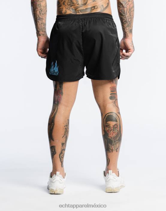 pantalones cortos de fuego hombres negro ECHT bolsa 884H574