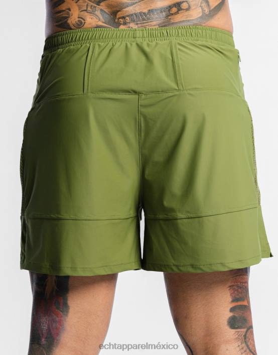 pantalones cortos de línea alta hombres verde ECHT bolsa 884H558