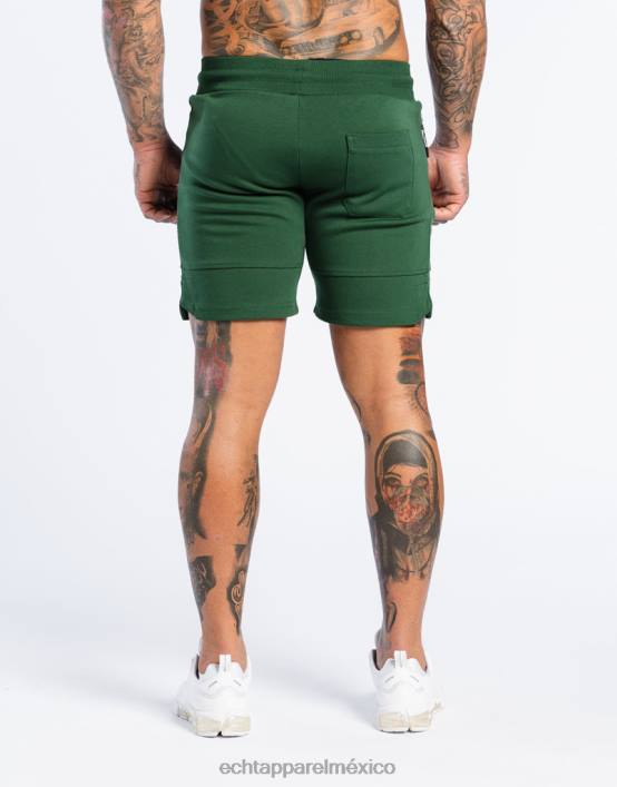 pantalones cortos de punto a la fuerza hombres verde oscuro ECHT bolsa 884H580