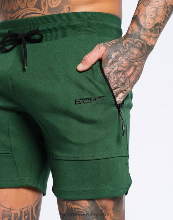 pantalones cortos de punto a la fuerza hombres verde oscuro ECHT bolsa 884H580