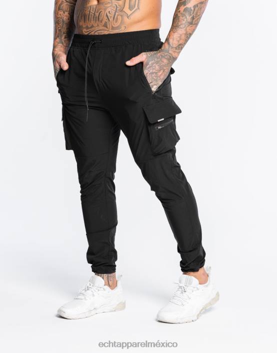 pantalones de lanza hombres negro ECHT bolsa 884H540