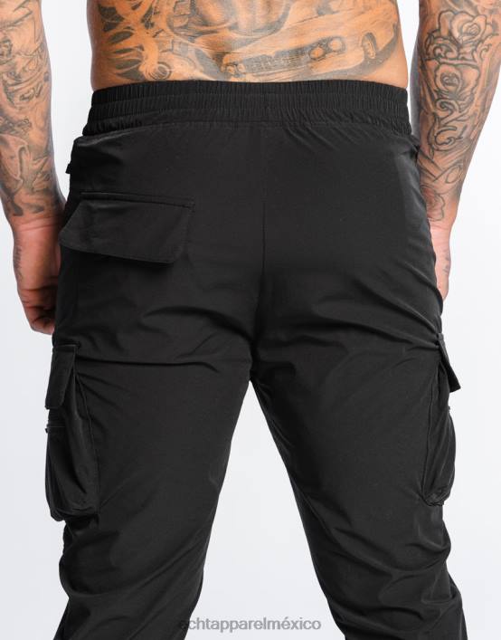 pantalones de lanza hombres negro ECHT bolsa 884H540