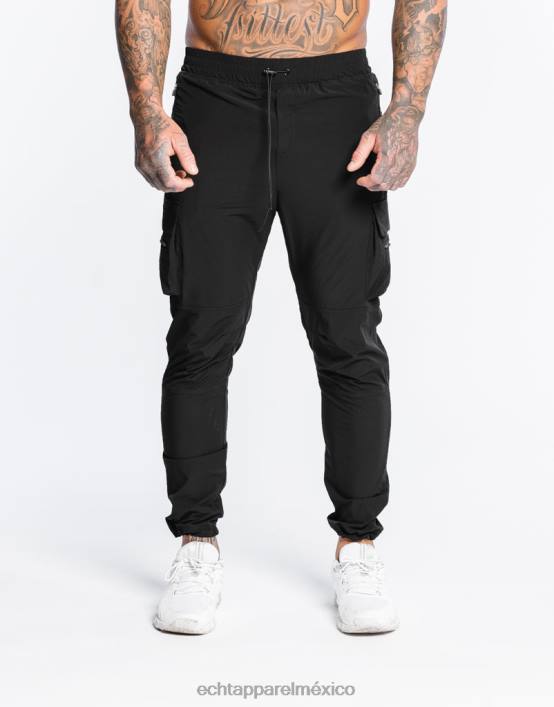 pantalones de lanza hombres negro ECHT bolsa 884H540