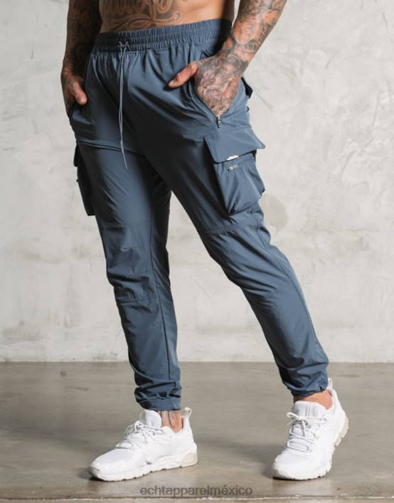 pantalones de lanza hombres pizarra gris ECHT bolsa 884H541
