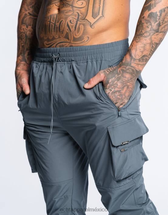 pantalones de lanza hombres pizarra gris ECHT bolsa 884H541