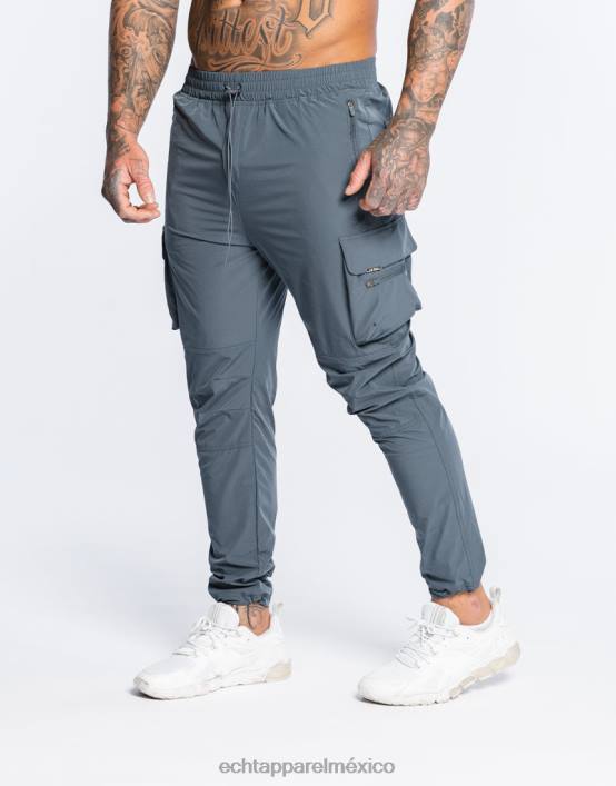 pantalones de lanza hombres pizarra gris ECHT bolsa 884H541