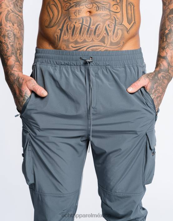 pantalones de lanza hombres pizarra gris ECHT bolsa 884H541