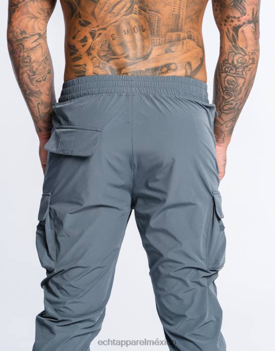 pantalones de lanza hombres pizarra gris ECHT bolsa 884H541