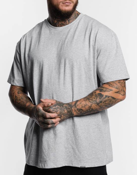 camiseta basica hombres cuero gris ECHT bolsa 884H598