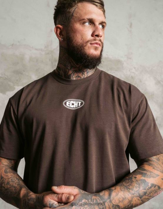 camiseta clásica hombres chocolate ECHT bolsa 884H568