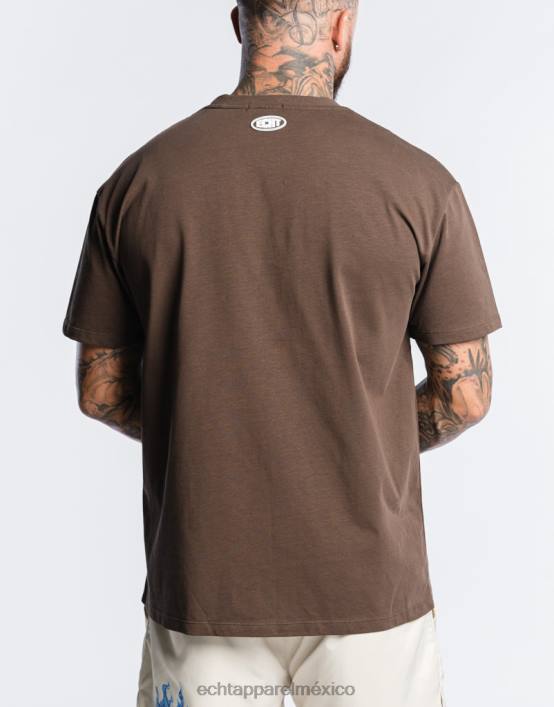 camiseta clásica hombres chocolate ECHT bolsa 884H568