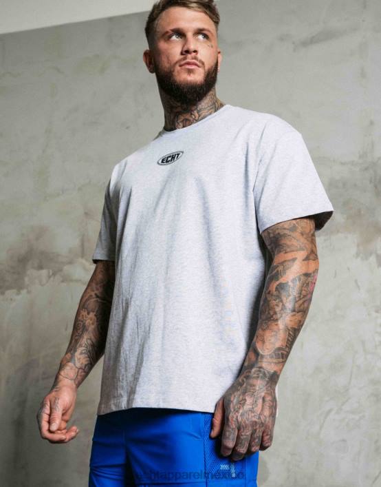 camiseta clásica hombres gris ECHT bolsa 884H569