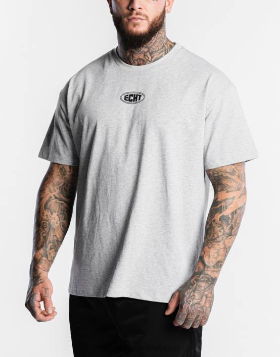 camiseta clásica hombres gris ECHT bolsa 884H569