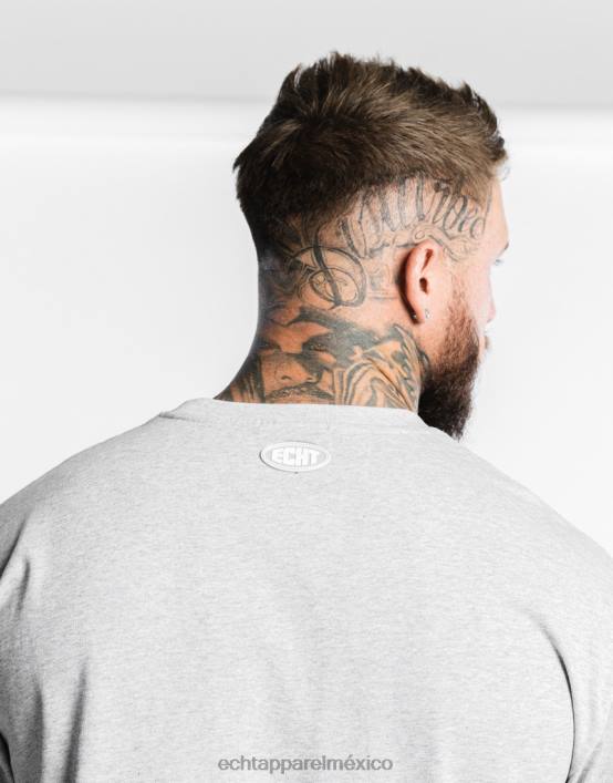 camiseta clásica hombres gris ECHT bolsa 884H569
