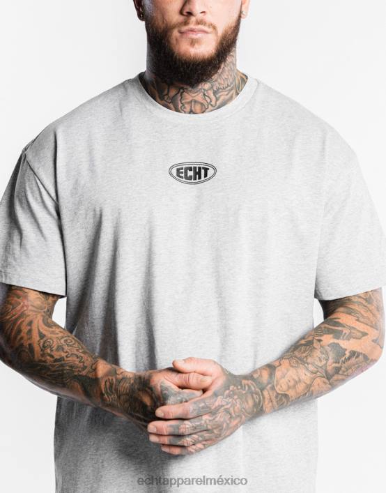 camiseta clásica hombres gris ECHT bolsa 884H569