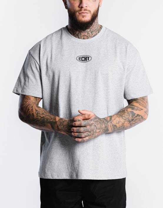 camiseta clásica hombres gris ECHT bolsa 884H569