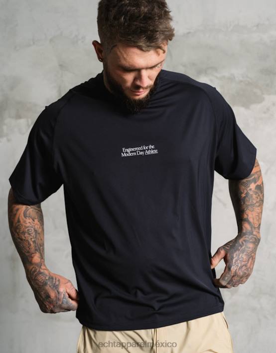 camiseta deportiva anual hombres negro ECHT bolsa 884H546