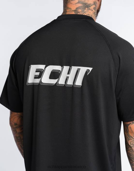 camiseta deportiva anual hombres negro ECHT bolsa 884H546