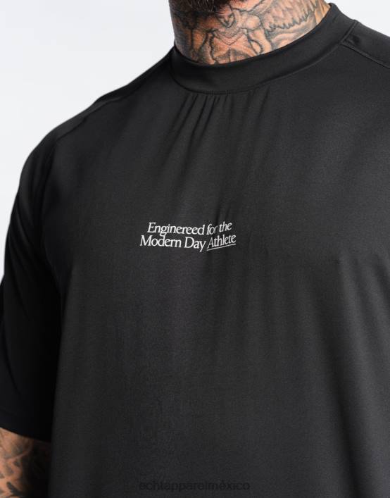 camiseta deportiva anual hombres negro ECHT bolsa 884H546