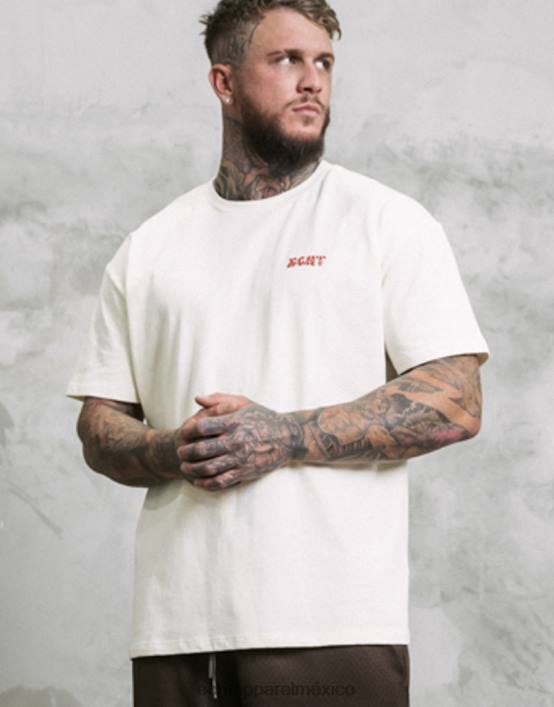 camiseta fresa hombres blanco ECHT bolsa 884H561