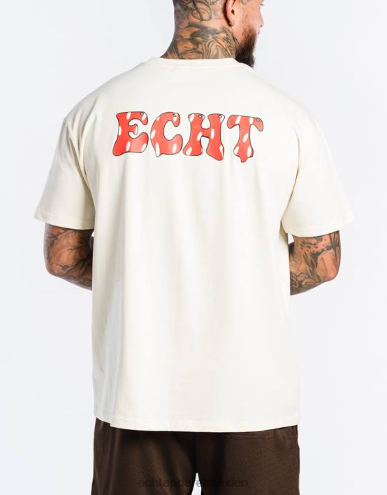 camiseta fresa hombres blanco ECHT bolsa 884H561