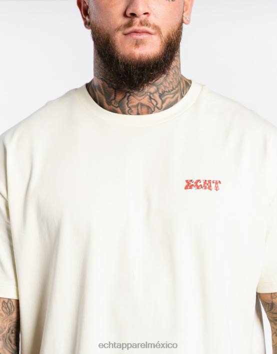 camiseta fresa hombres blanco ECHT bolsa 884H561