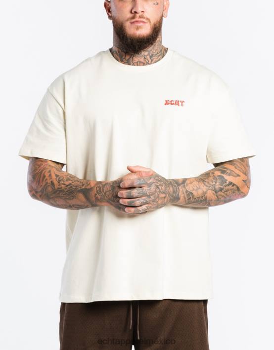 camiseta fresa hombres blanco ECHT bolsa 884H561