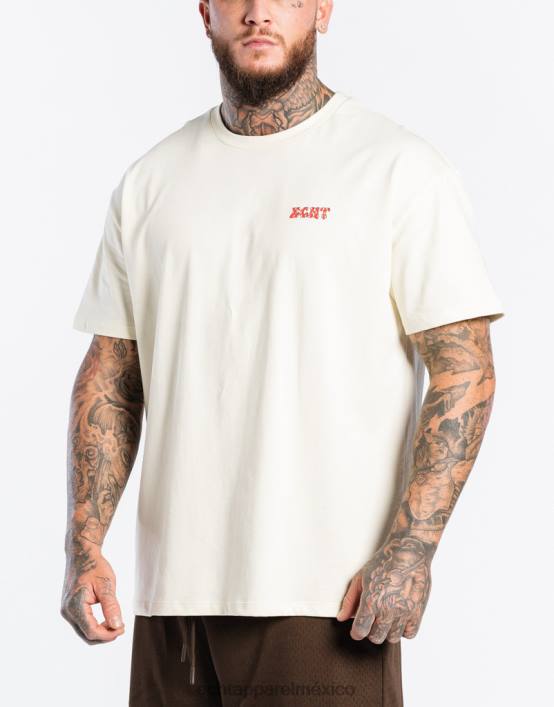 camiseta fresa hombres blanco ECHT bolsa 884H561