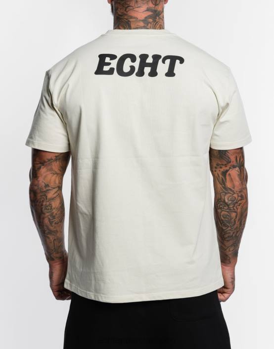 camiseta lanza hombres crema ECHT bolsa 884H592