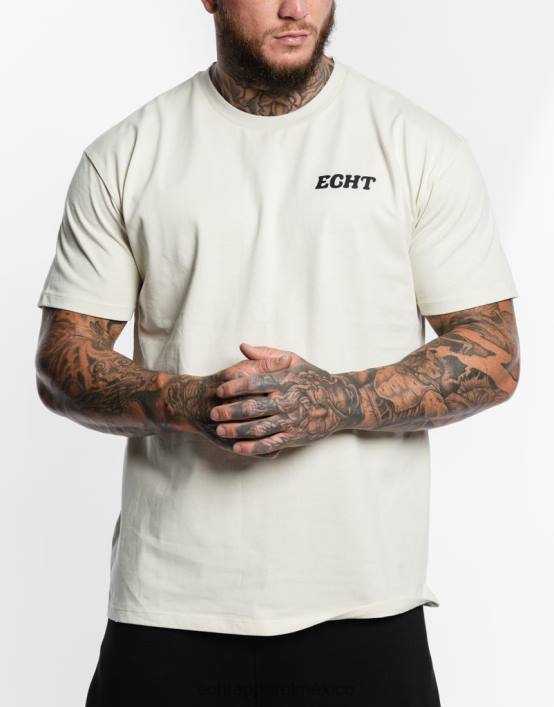 camiseta lanza hombres crema ECHT bolsa 884H592