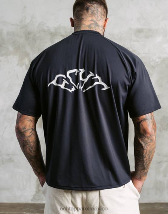 camiseta terror hombres negro ECHT bolsa 884H584