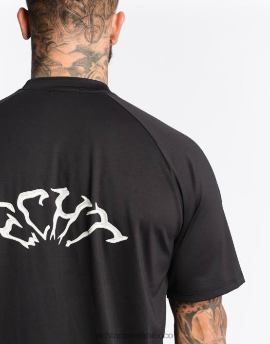 camiseta terror hombres negro ECHT bolsa 884H584