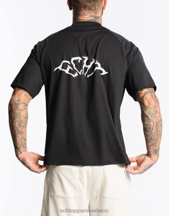 camiseta terror hombres negro ECHT bolsa 884H584