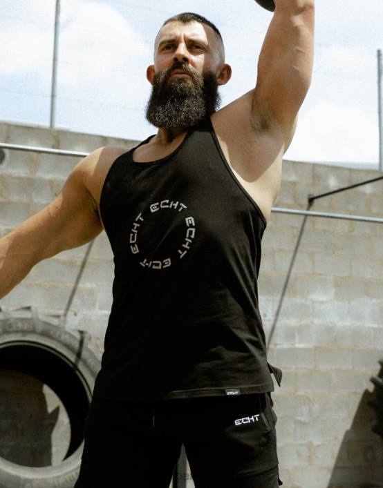 larguero de carbono hombres negro ECHT bolsa 884H611