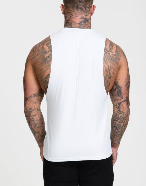 parte superior del músculo imprudente hombres blanco ECHT bolsa 884H605