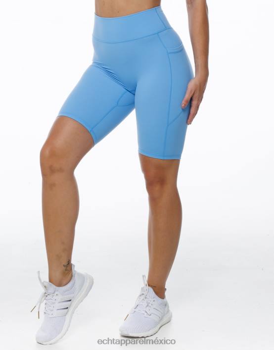 pantalones cortos con bolsillo ascend mujer azul celeste ECHT ropa 884H464