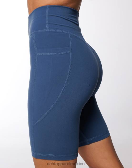 pantalones cortos con bolsillo ascend mujer azul denim ECHT ropa 884H325