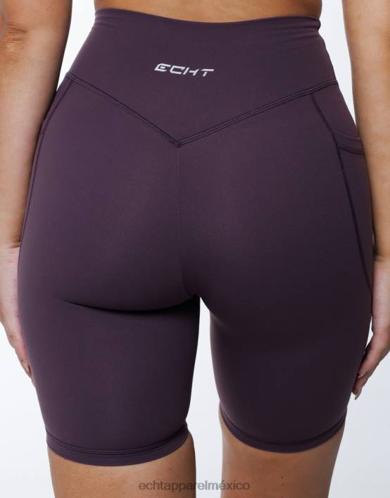 pantalones cortos con bolsillo ascend mujer ciruela púrpura ECHT ropa 884H327