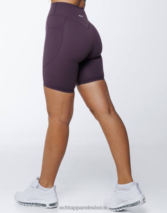 pantalones cortos con bolsillo ascend mujer ciruela púrpura ECHT ropa 884H327