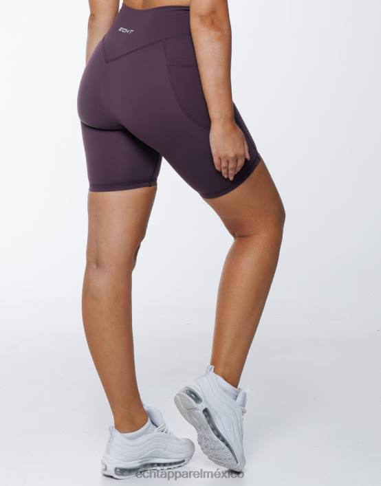 pantalones cortos con bolsillo ascend mujer ciruela púrpura ECHT ropa 884H327