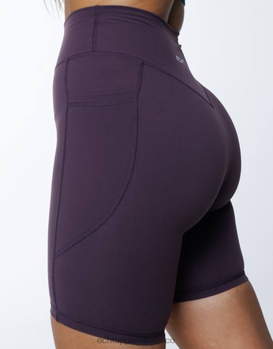 pantalones cortos con bolsillo ascend mujer ciruela púrpura ECHT ropa 884H327
